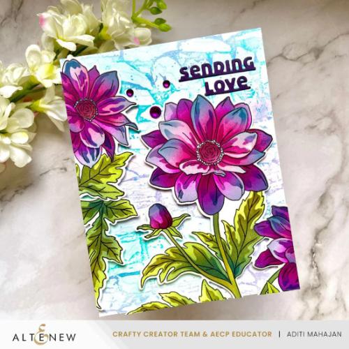 Altenew Build-A-Garden: Dreamy Dahlias and Add-on Die Bundle