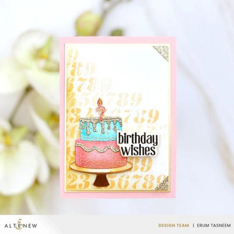 Altenew Mini Delight: Birthday Wishes Stamp & Die Set