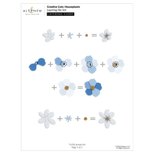 Altenew Creative Cuts: Houseplants Layering Die Set