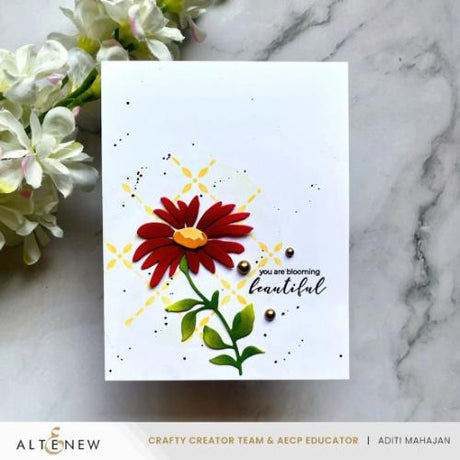 Altenew Lattice Blossoms Stencil