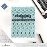 Altenew Heritage Chevron Weaves Stencil