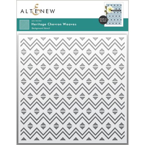 Altenew Heritage Chevron Weaves Stencil