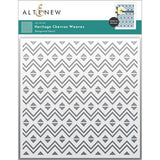 Altenew Heritage Chevron Weaves Stencil