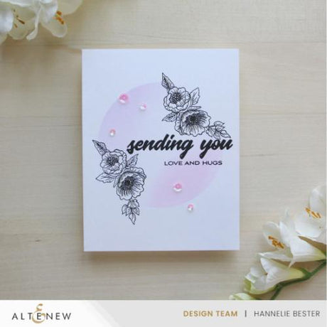 Altenew Cornered Blooms Stamp Set