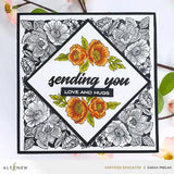 Altenew Cornered Blooms Stamp Set