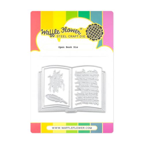 Waffle Flower Craft Open Book Die