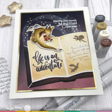 Waffle Flower Craft Open Book Sentiments Stamp Set