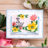 Waffle Flower Craft Open Book Sentiments Stamp Set