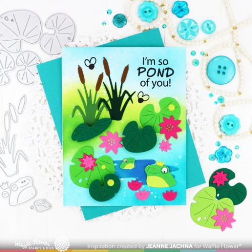 Waffle Flower Pond of You Stamp Set