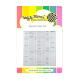 Waffle Flower Craft Bookshelf Panel Die