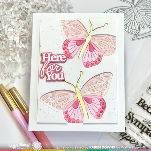 Waffle Flower Crafts Butterfly Focal Die