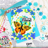 Waffle Flower Crafts Butterfly Focal Die