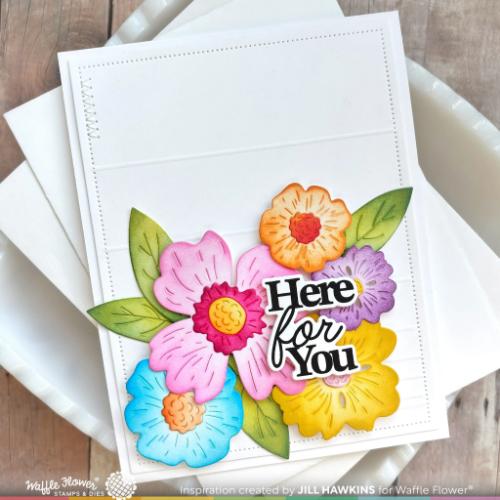 Waffle Flower Crafts Paper Hug Sentiments Combo