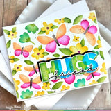 Waffle Flower Crafts Overlapping Hugs Additions Combo