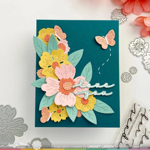 Waffle Flower Crafts Overlapping Hugs Additions Combo