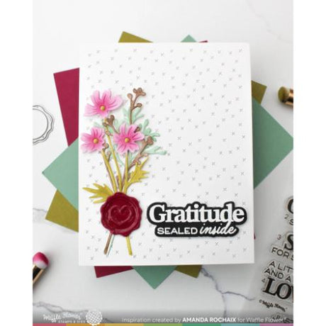 Waffle Flower Crafts Dry Flowers Die