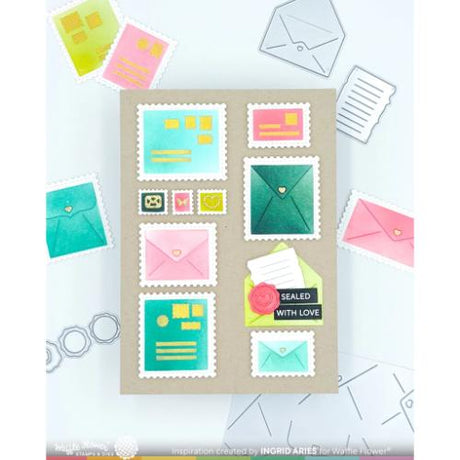 Waffle Flower Crafts Wax Seal Trio Die