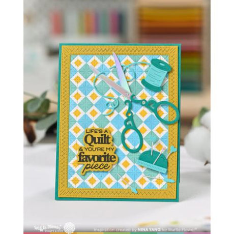 Waffle Flower Crafts Quilted Frames Die