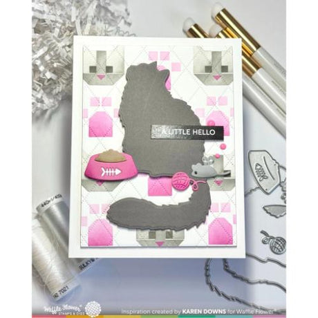 Waffle Flower Crafts Cat Silhouette Die