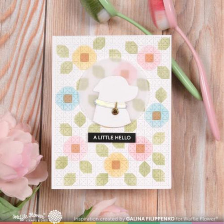 Waffle Flower Crafts Dog Silhouette Die