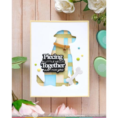 Waffle Flower Crafts Dog Silhouette Die