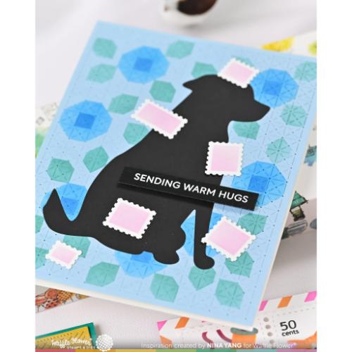 Waffle Flower Crafts Dog Silhouette Die