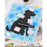 Waffle Flower Crafts Dog Silhouette Die