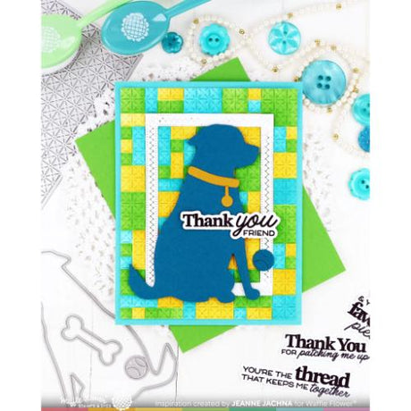 Waffle Flower Crafts Dog Silhouette Die