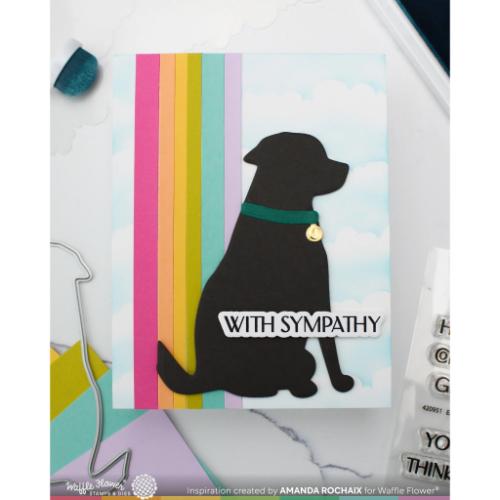 Waffle Flower Crafts Dog Silhouette Die