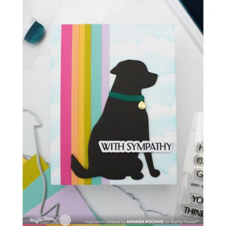Waffle Flower Crafts Dog Silhouette Die