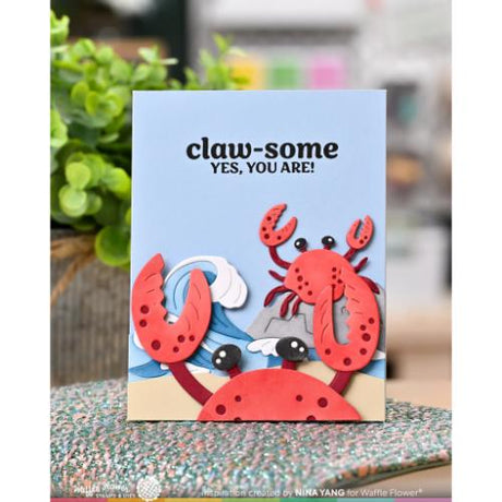 Waffle Flower Crafts Inquisitive Crab Die
