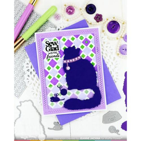 Waffle Flower Crafts Quilted Hug Sentiments Combo