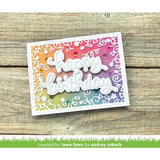 Lawn fawn LF3813 - Lawn Cuts - Scripty Happy Outline Add-On Die