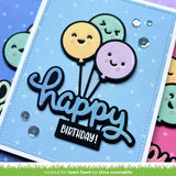 Lawn fawn LF3813 - Lawn Cuts - Scripty Happy Outline Add-On Die