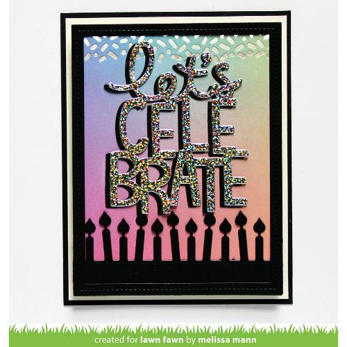 Lawn fawn LF3806 - Lawn Cuts - Candle Border Dies