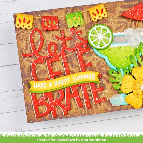 Lawn fawn LF3808 - Lawn Cuts - Fiesta Banner Border Dies