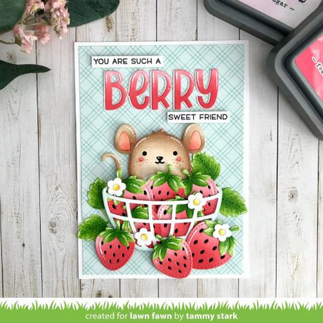 Lawn fawn LF3809 - Lawn Cuts - Tiny Gift Box Mouse Add-On Dies