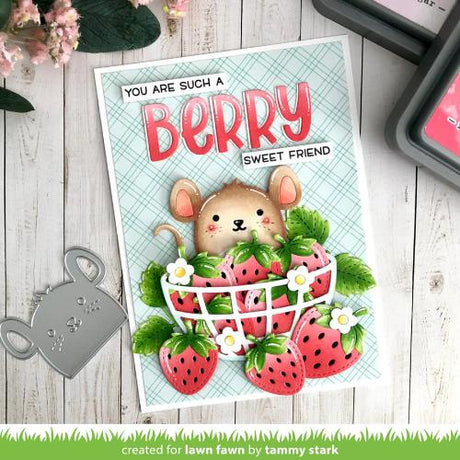 Lawn fawn LF3809 - Lawn Cuts - Tiny Gift Box Mouse Add-On Dies