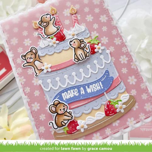 Lawn fawn LF3799 - Lawn Cuts - Build-A-Cake Dies