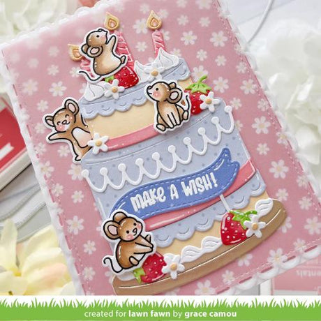 Lawn fawn LF3799 - Lawn Cuts - Build-A-Cake Dies