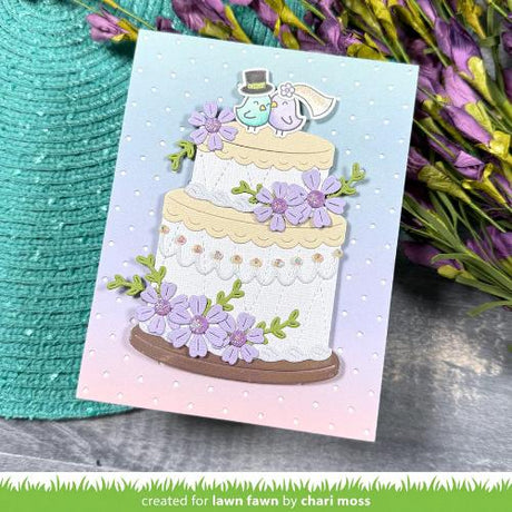 Lawn fawn LF3799 - Lawn Cuts - Build-A-Cake Dies