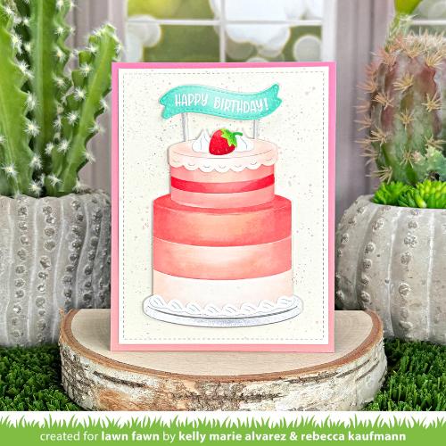 Lawn fawn LF3799 - Lawn Cuts - Build-A-Cake Dies