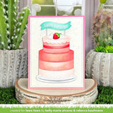 Lawn fawn LF3799 - Lawn Cuts - Build-A-Cake Dies