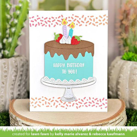 Lawn fawn LF3799 - Lawn Cuts - Build-A-Cake Dies