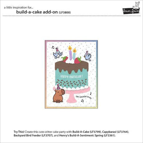 Lawn fawn LF3800 - Lawn Cuts - Build-A-Cake Add-On
Dies