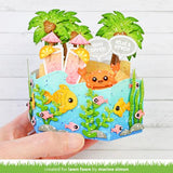 Lawn fawn LF3802 - Lawn Cuts - Platform Pop-Up Palm Tree Inserts Dies