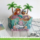 Lawn fawn LF3802 - Lawn Cuts - Platform Pop-Up Palm Tree Inserts Dies