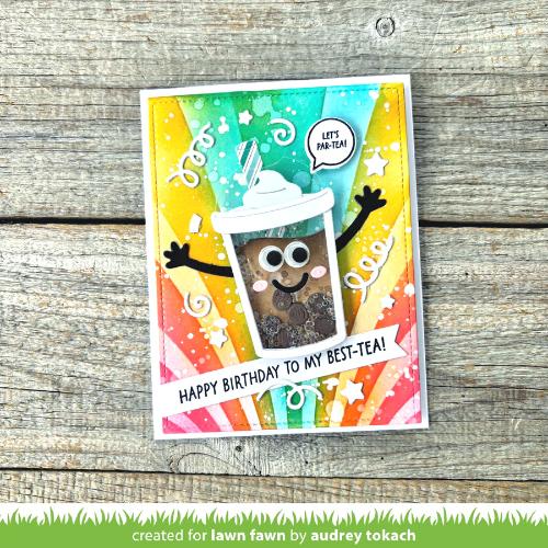 Lawn fawn LF3803 - Lawn Cuts - Build-A-Drink Bubble Tea Add-On Dies