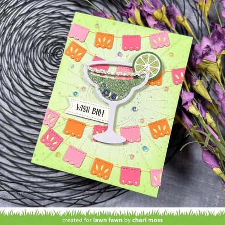 Lawn fawn LF3804 - Lawn Cuts - Build-A-Drink Margarita Add-On Dies