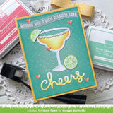 Lawn fawn LF3804 - Lawn Cuts - Build-A-Drink Margarita Add-On Dies